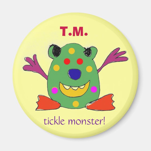 T.M., Tickle-Monster-Magnet Magnet (Vorne)