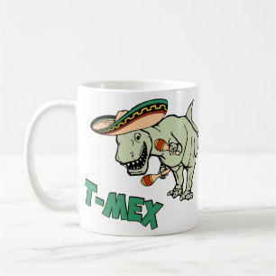 T-Mex T-Rex mexikanischer Kaffeetasse
