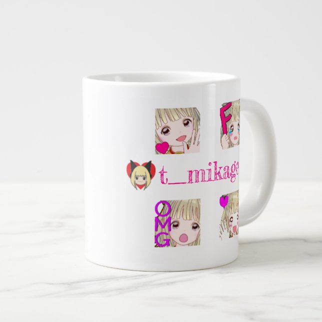 t_mikage big mug[W]/ミカゲビッグマグ[W] Jumbo-Tasse (Vorderseite Rechts)