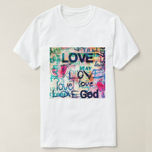 T.R.K LIEBE GOD KURZE SCHNITT EXKLUSIVE TSHIRT (Design vorne)
