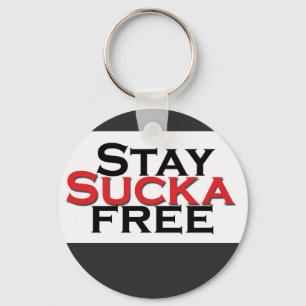 T.R.K Sucka Free Button Schlüsselanhänger