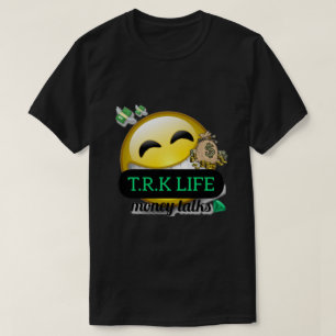 T.R.K VISAGE SOURIANT L'ARGENT PARLE TSHIRT