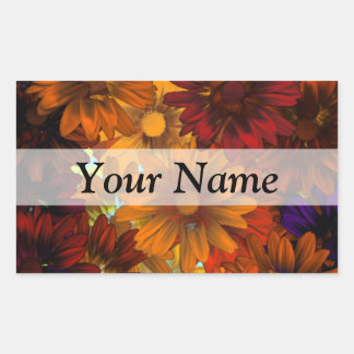 t rechteckiger aufkleber