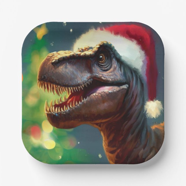 T-Rex 2 Pappteller (Vorderseite)