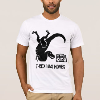 T-Rex a le T-shirt de mouvements