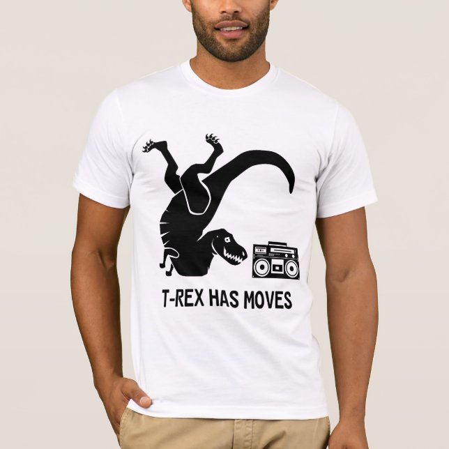 T-Rex a le T-shirt de mouvements (Devant)