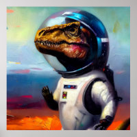 T Rex Astronaut