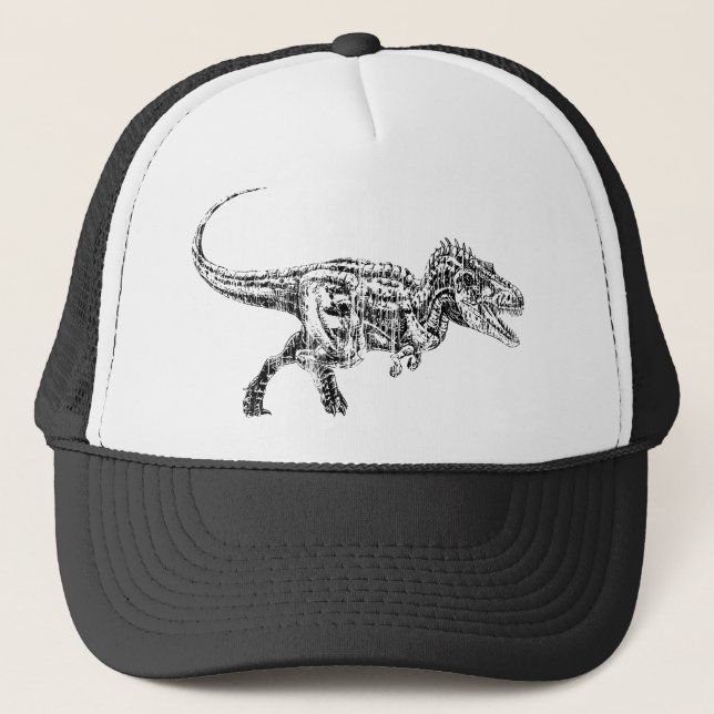 T Rex bedrängt Truckerkappe (Vorderseite)