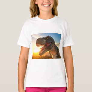 T-Rex Brüll-Design T-Shirt