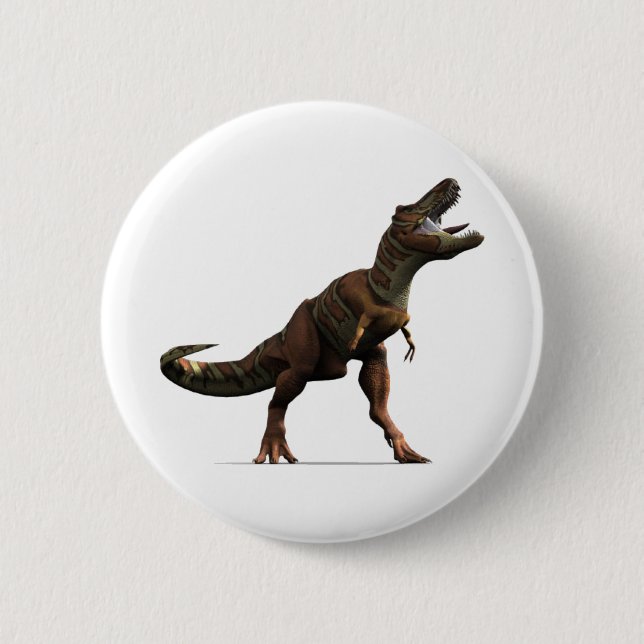 T-rex Brüllen Button (Vorderseite)