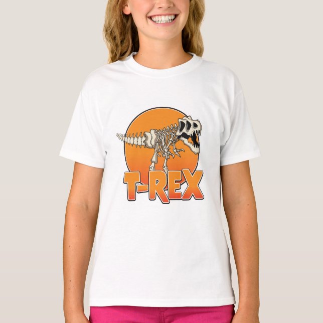 T-REX-Cartoon-Logo T-Shirt (Vorderseite)