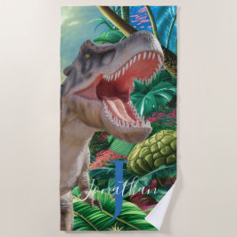 T Rex Children Jurassic Strandtuch