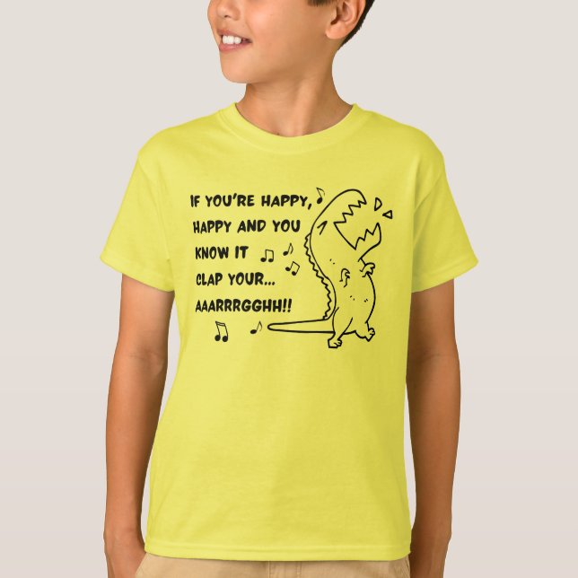 T REX CLAP HAND T-Shirt (Vorderseite)