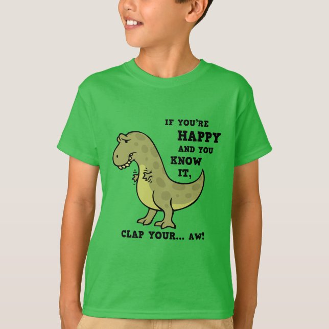 T-Rex Clap II T-Shirt (Vorderseite)