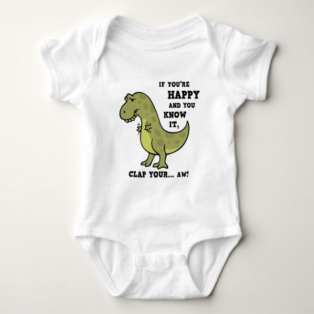 T-Rex Clap II T-Shirt (Vorderseite)