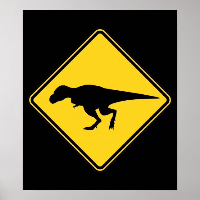 T-Rex Crossing Poster (Vorne)