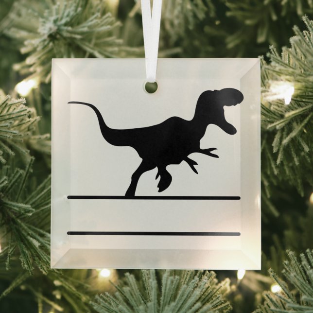 T-Rex Custom Ornament Aus Glas (Insitu)