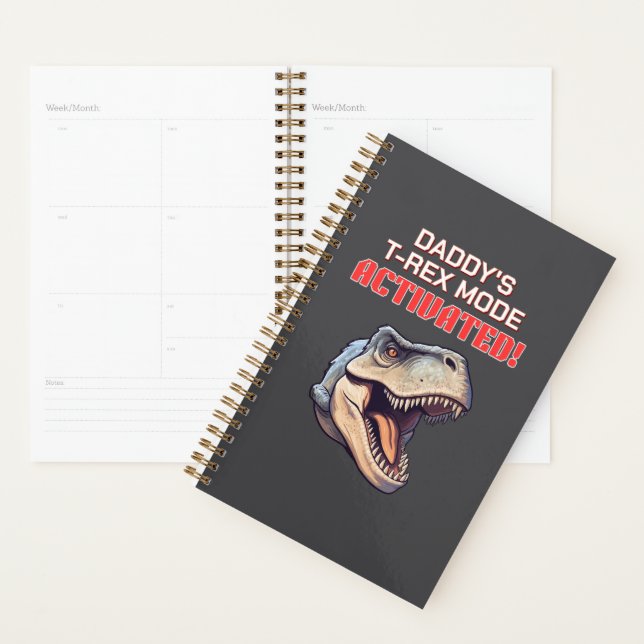 T-Rex Dad Mode Activated dinosaur meme  Planer (Anzeige)