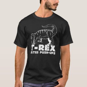 T-Rex, den Hasse drücken, Ups für dunkle T - T-Shirt