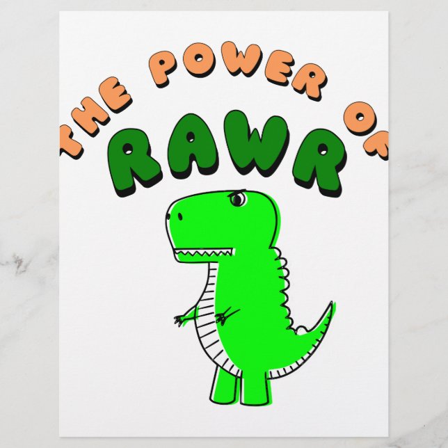 T-Rex des Powers von RAWR (Vorderseite)