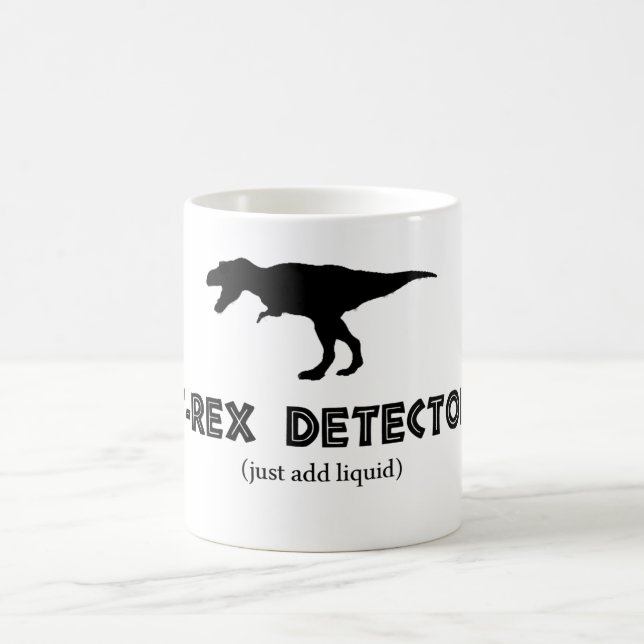T-Rex Detektor-Tasse Kaffeetasse (Mittel)