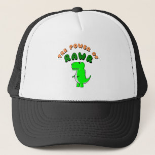 T-Rex Die Macht Von RAWR Truckerkappe