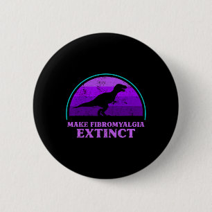 T Rex Dino macht Fibromyalgie zum Tod eines ausges Button