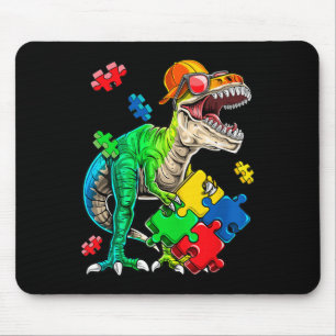 T Rex Dinosaur Autismus Sensibilisierung Puzzle Pi Mousepad