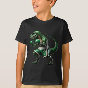T-Rex Dinosaur beim Boxen Boxer Kampfsport T-Shirt