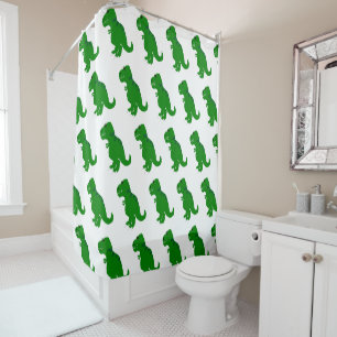 T-Rex-Dinosaur-Design Duschvorhang