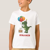 T-rex Dinosaur Farbige Ballons Geburtsname
