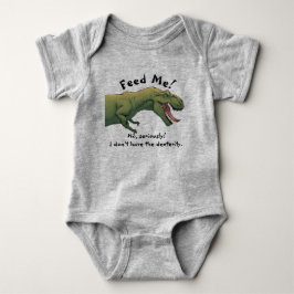 T-Rex Dinosaur Fütterte mir Baby Outfit 1 Stück Strampler