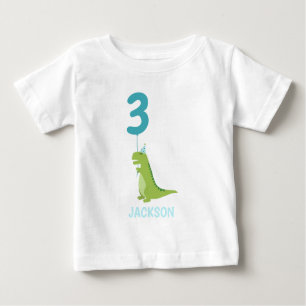 T-Rex Dinosaur Geburtstagsparty Baby T-shirt
