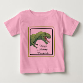 T-Rex Dinosaur Hanukkah Unisex Baby Outfit T-shirt
