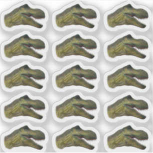 T-Rex Dinosaur Head - Jurassisches prähistorische Aufkleber