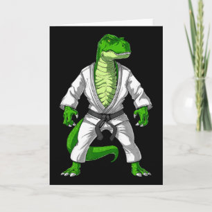T-Rex Dinosaur Jiu-Jitsu Judo Karate Taekwondo Mar Karte