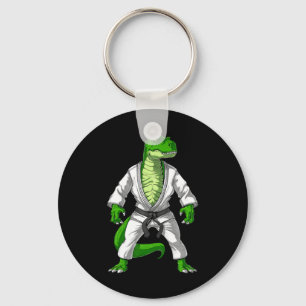T-Rex Dinosaur Jiu-Jitsu Judo Karate Taekwondo Mar Schlüsselanhänger