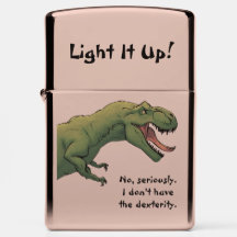T-Rex Dinosaur Lighting it up Tyrannosaurus