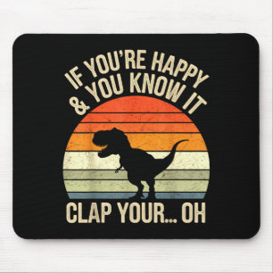 T Rex Dinosaur Meme Lustiger Dino Für Männer Fraue Mousepad