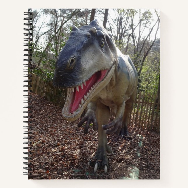 T-Rex Dinosaur-Notebook Notizbuch (Vorderseite)