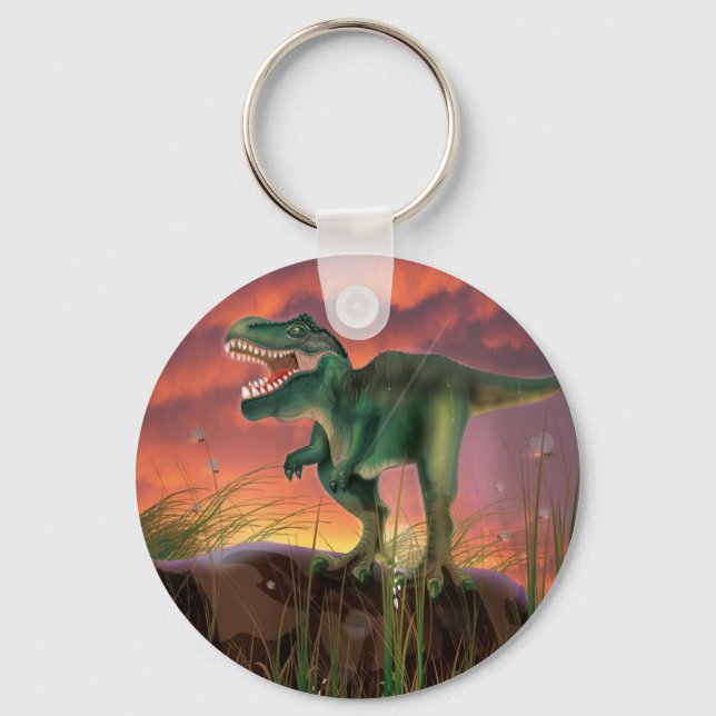 T-Rex Dinosaur Schlüsselanhänger (Vorderseite)