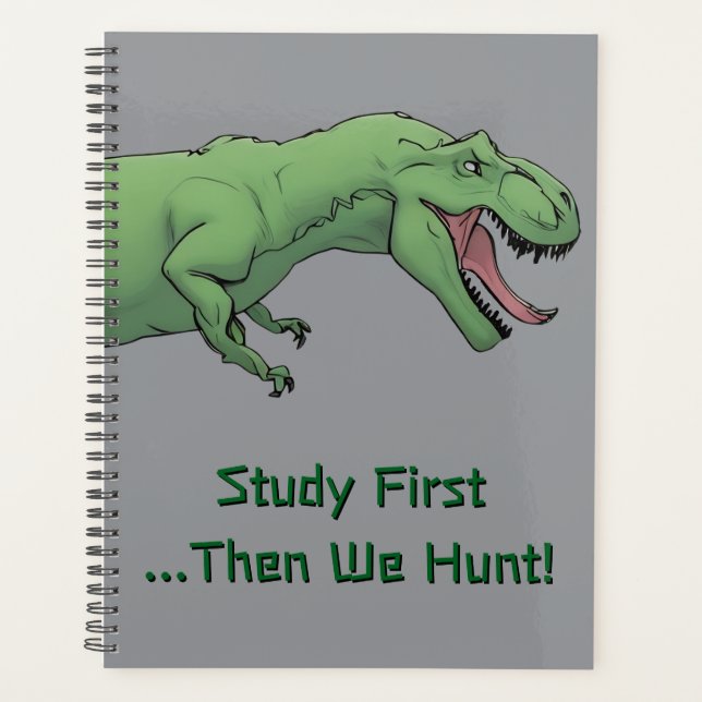 T-Rex Dinosaur School Hardcover School Planer (Vorderseite)