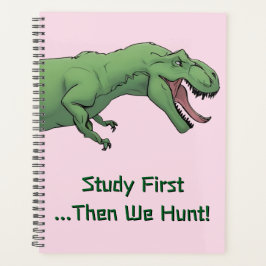 T-Rex Dinosaur School Softcover School Planner Planer
