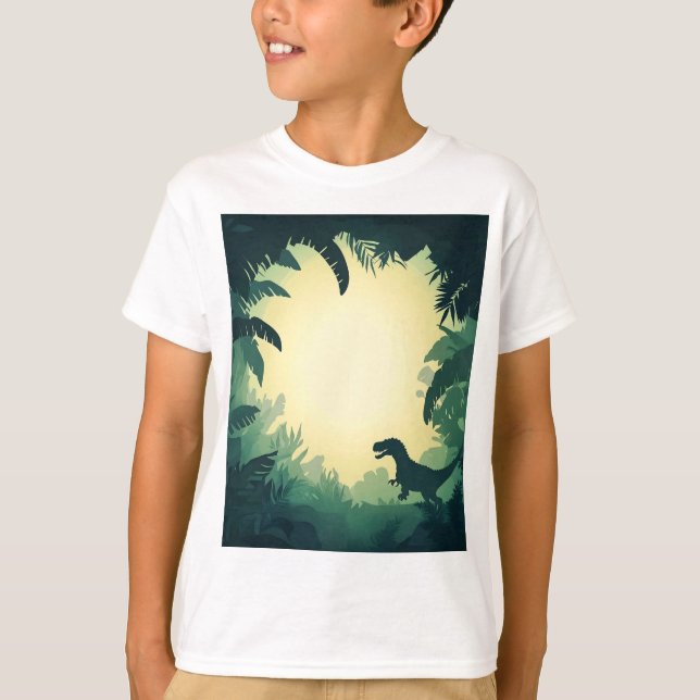 T-Rex Dinosaur T-Shirt tendance (Devant)