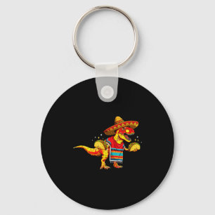 T-Rex-Dinosaur-Taco-Liebhaber-cinco-de-mayo-Sombre Schlüsselanhänger