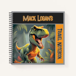T-Rex Dinosaur Travel Journal Notizbuch