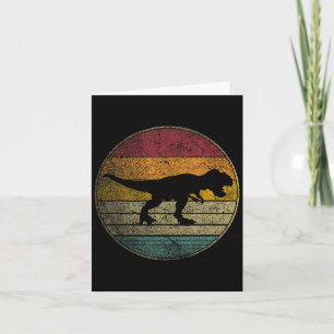T Rex Dinosaur - Vintage Liebe Frauen Kinder Männe Karte