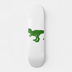 T rex dinosaur - Wählen Sie die Hintergrundfarbe Skateboard