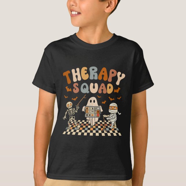 T Rex Dinosaurier and Monster Truck Brustkrebs Boo T-Shirt (Vorderseite)