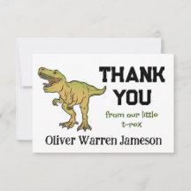 T-REX Dinosaurier Boy's any Age Birthday Vielen Da